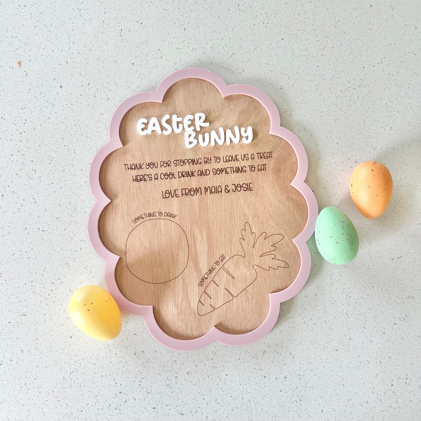 Easter Treat Tray - Oval Scalloped