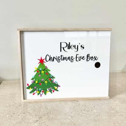 Tree Printed Christmas Eve Box