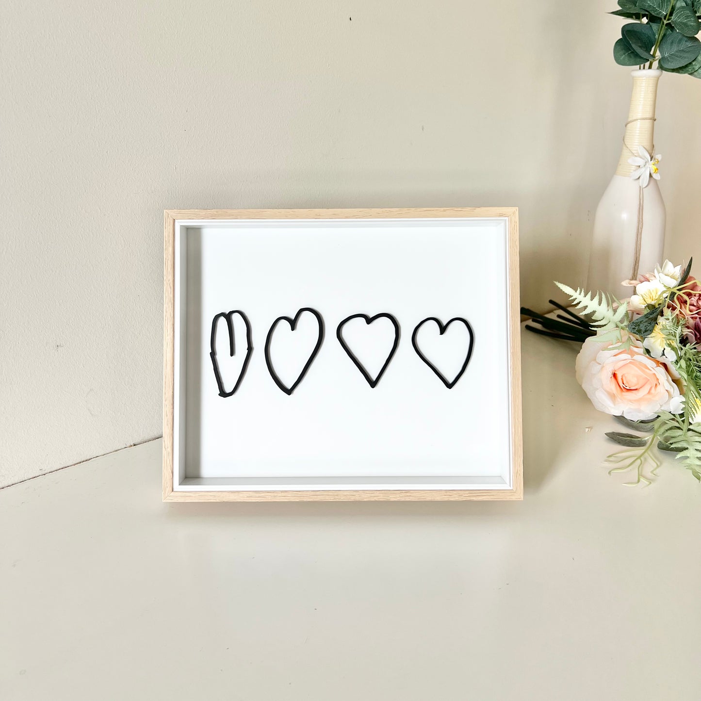 Hand-Drawn Heart in Frame