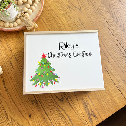 Tree Printed Christmas Eve Box