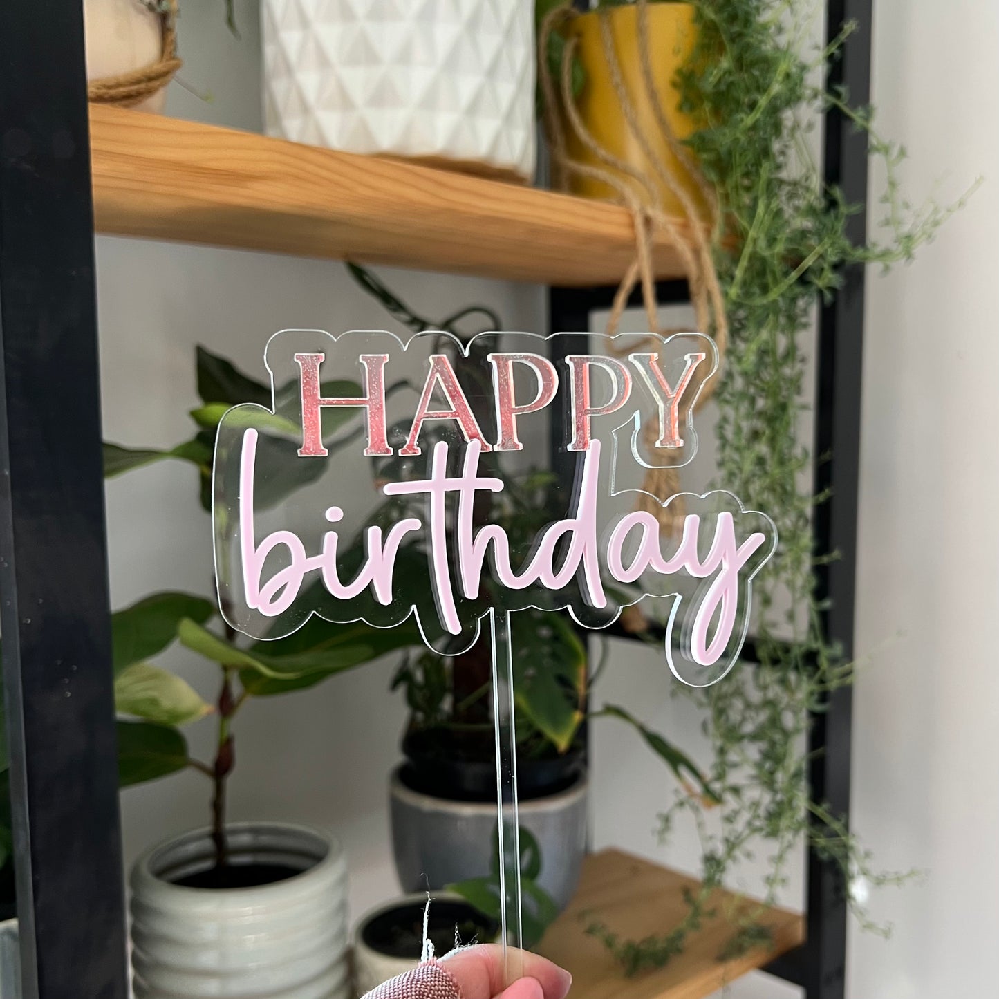 Happy Birthday topper