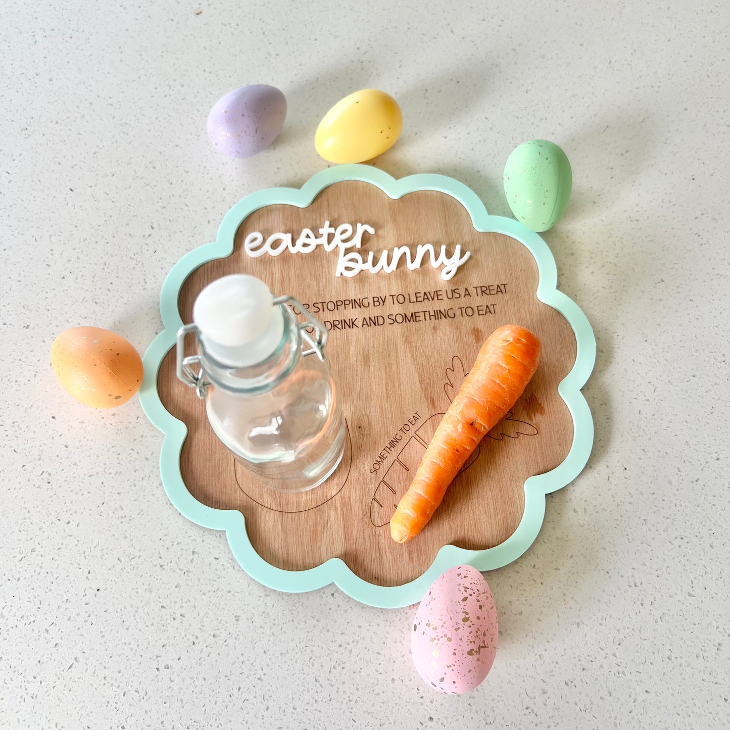 Easter Treat Tray - Round Scalloped