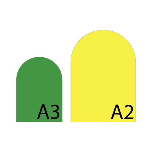 A2 arch acrylic blanks