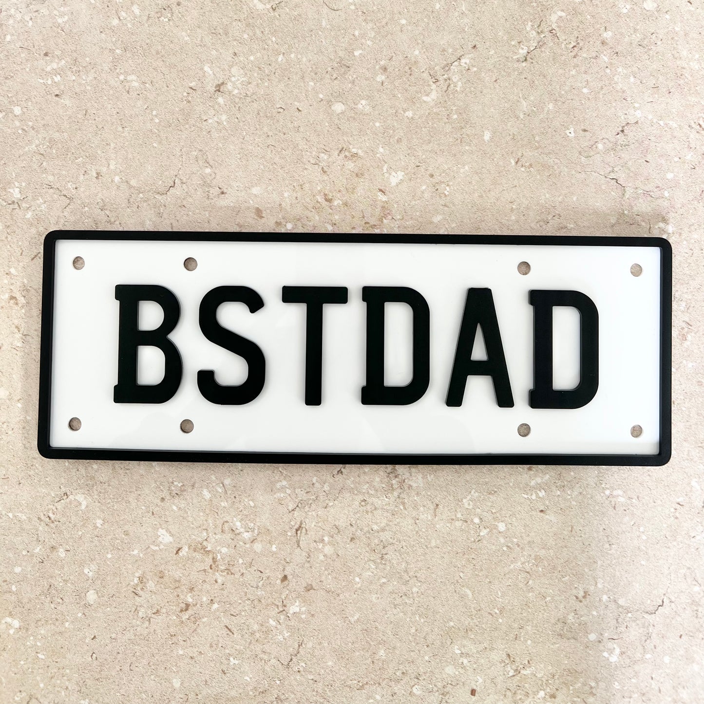 Number plate sign