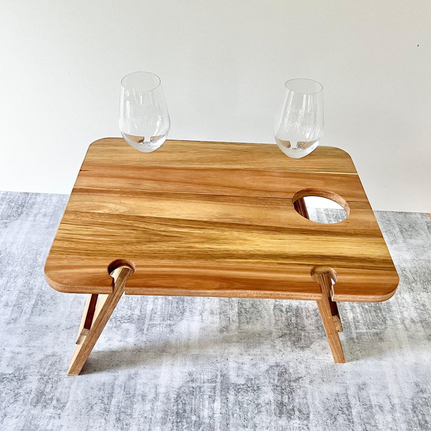 Pour The Wine Cheese Wine & Cheese Picnic Table