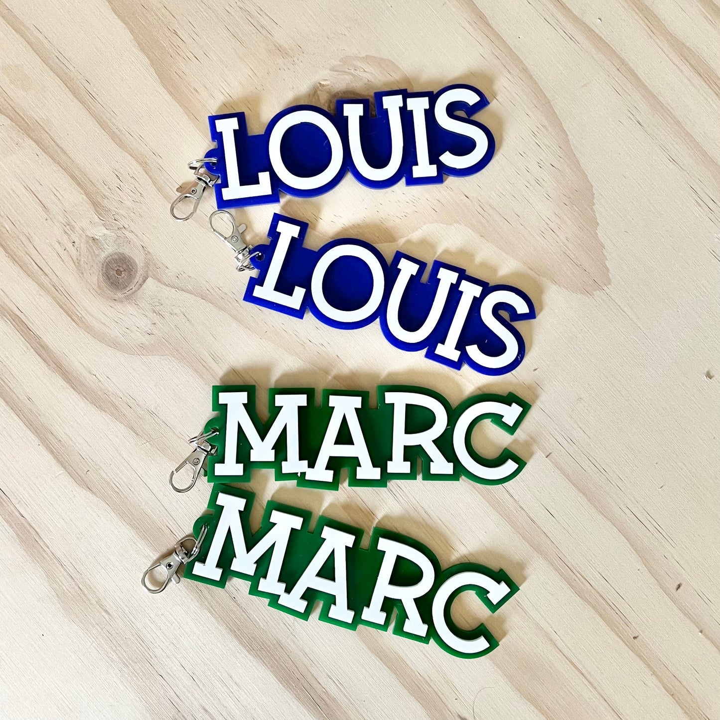 The Louis - Personalised School Bag Tag