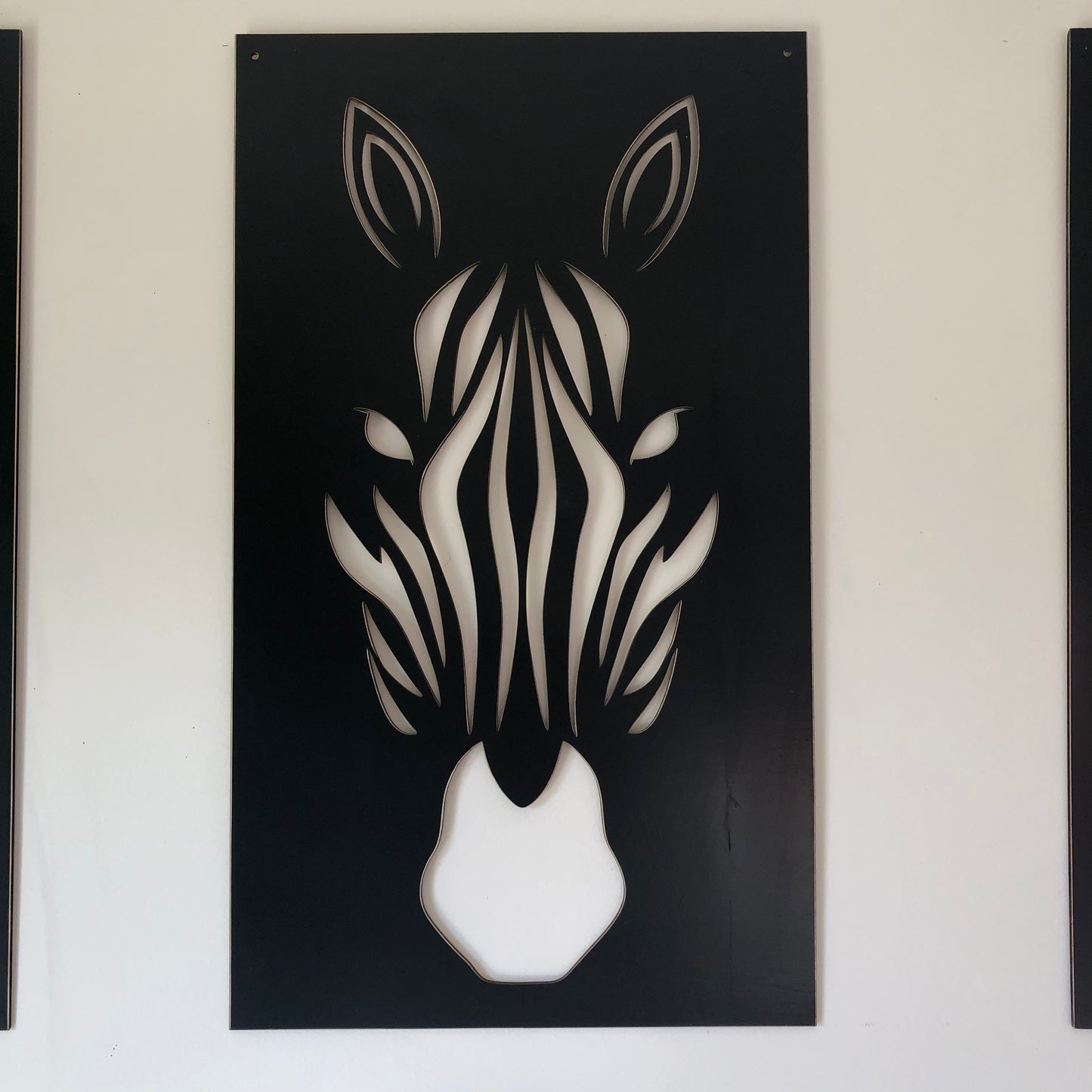 Zebra cut out wall decor - Younique Collective