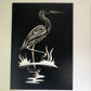Heron cut out wall decor - Younique Collective