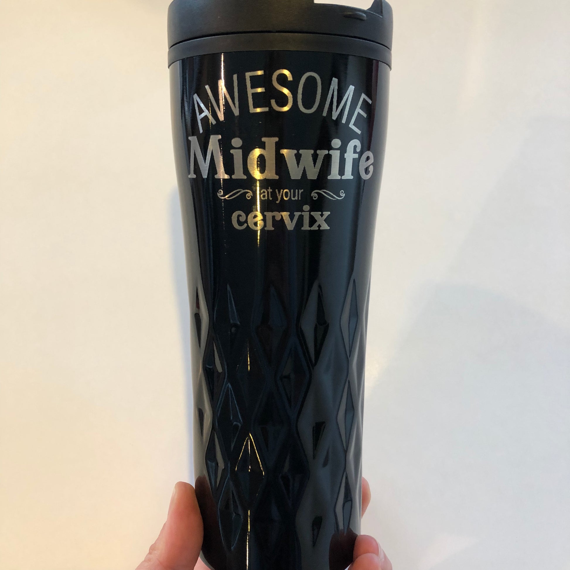 Midwife at your Cervix travel mug - Younique Collective
