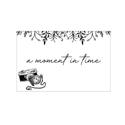 A moment in time photos keepsake box