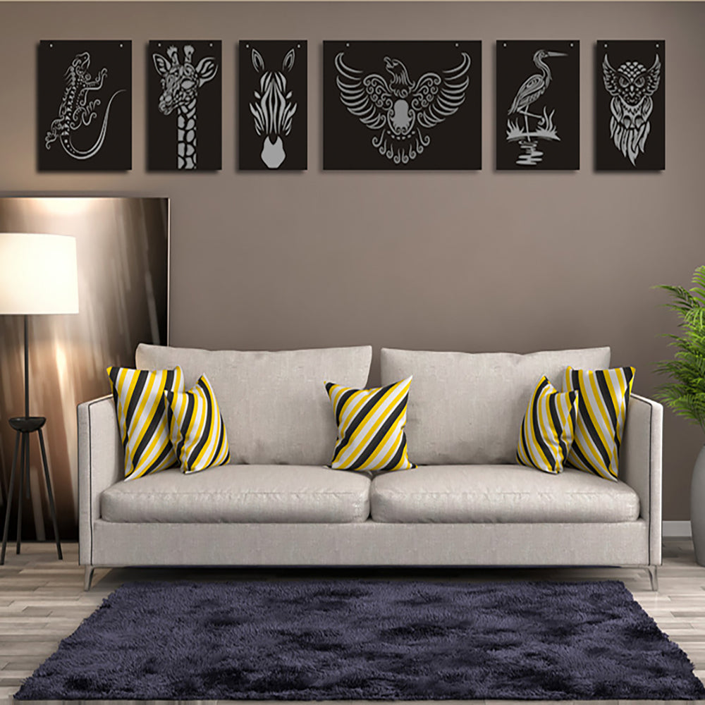 Animal cut out wall decor set - Younique Collective