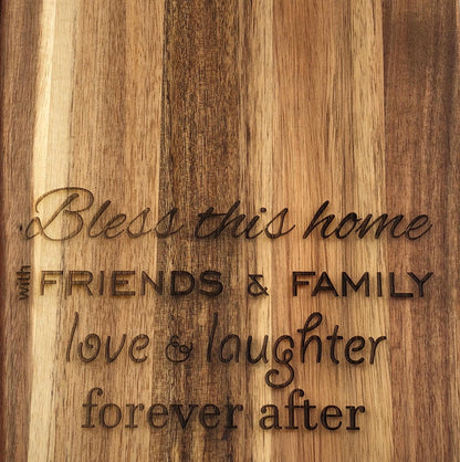 Bless this home with friends & family - Younique Collective