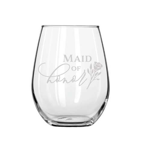 Maid of Honour wine glass - Younique Collective