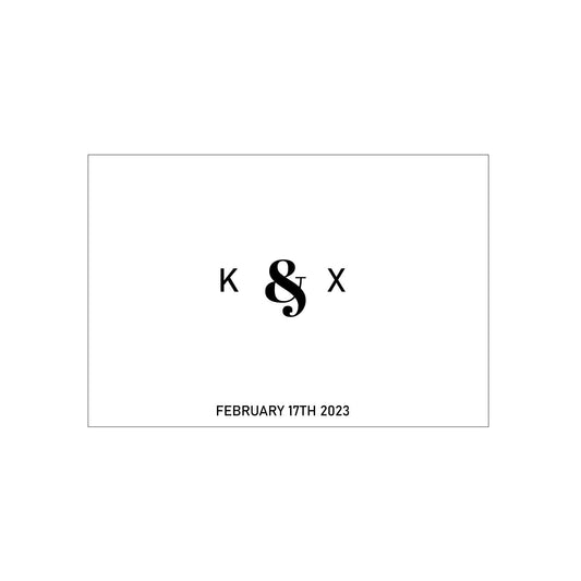 Initials Keepsake Box