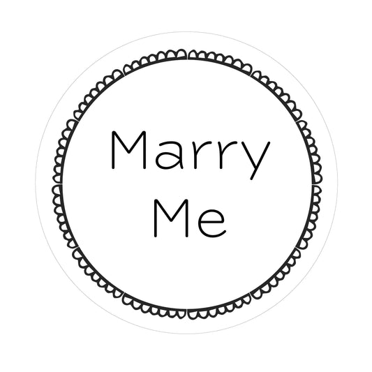 Marry Me ring box