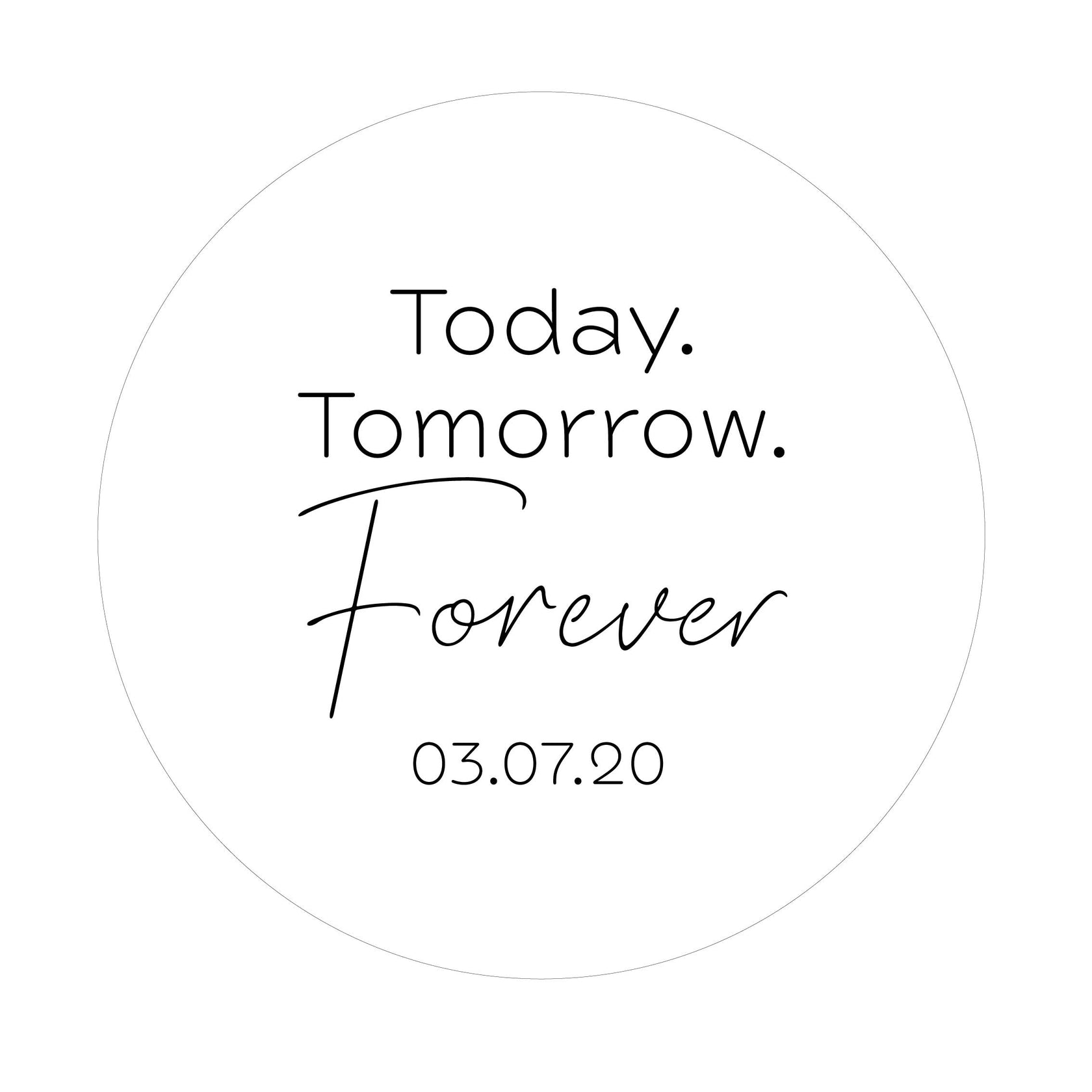 Today Tomorrow Forever ring box – Hello Sunday Ltd
