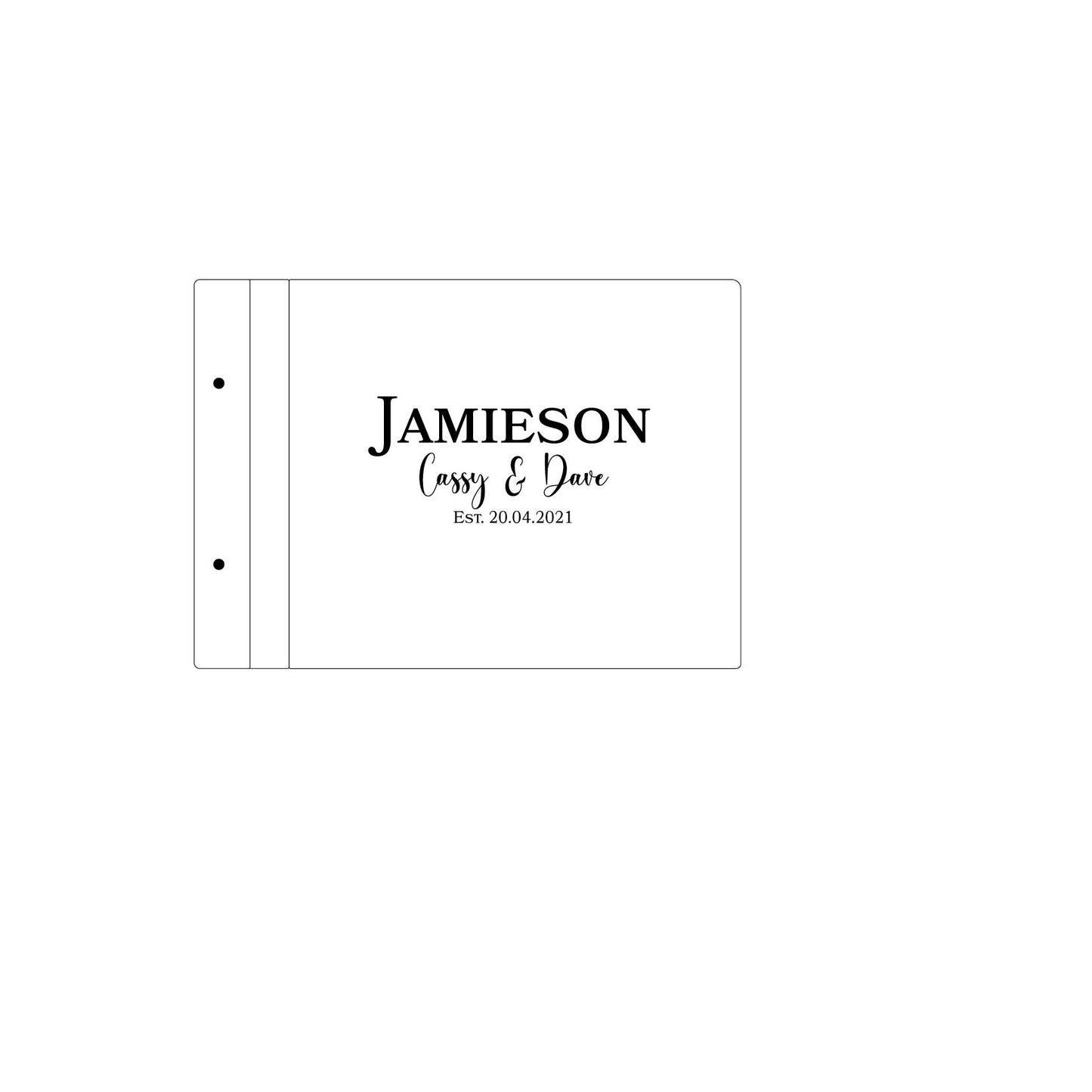 The Jamieson guest book