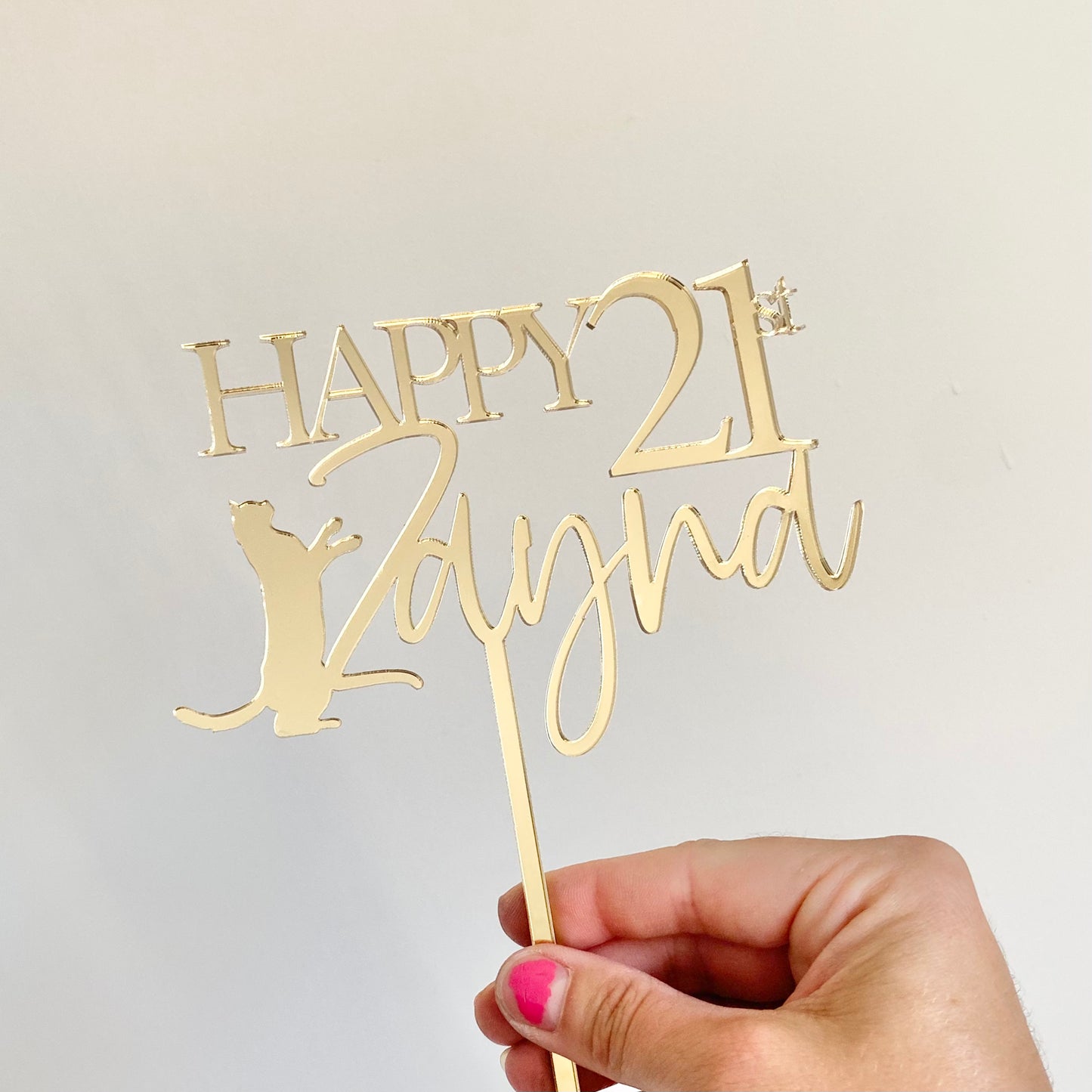 YES we make custom cake toppers - Younique Collective