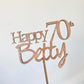 Happy 70th topper