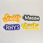 Name Bag tags