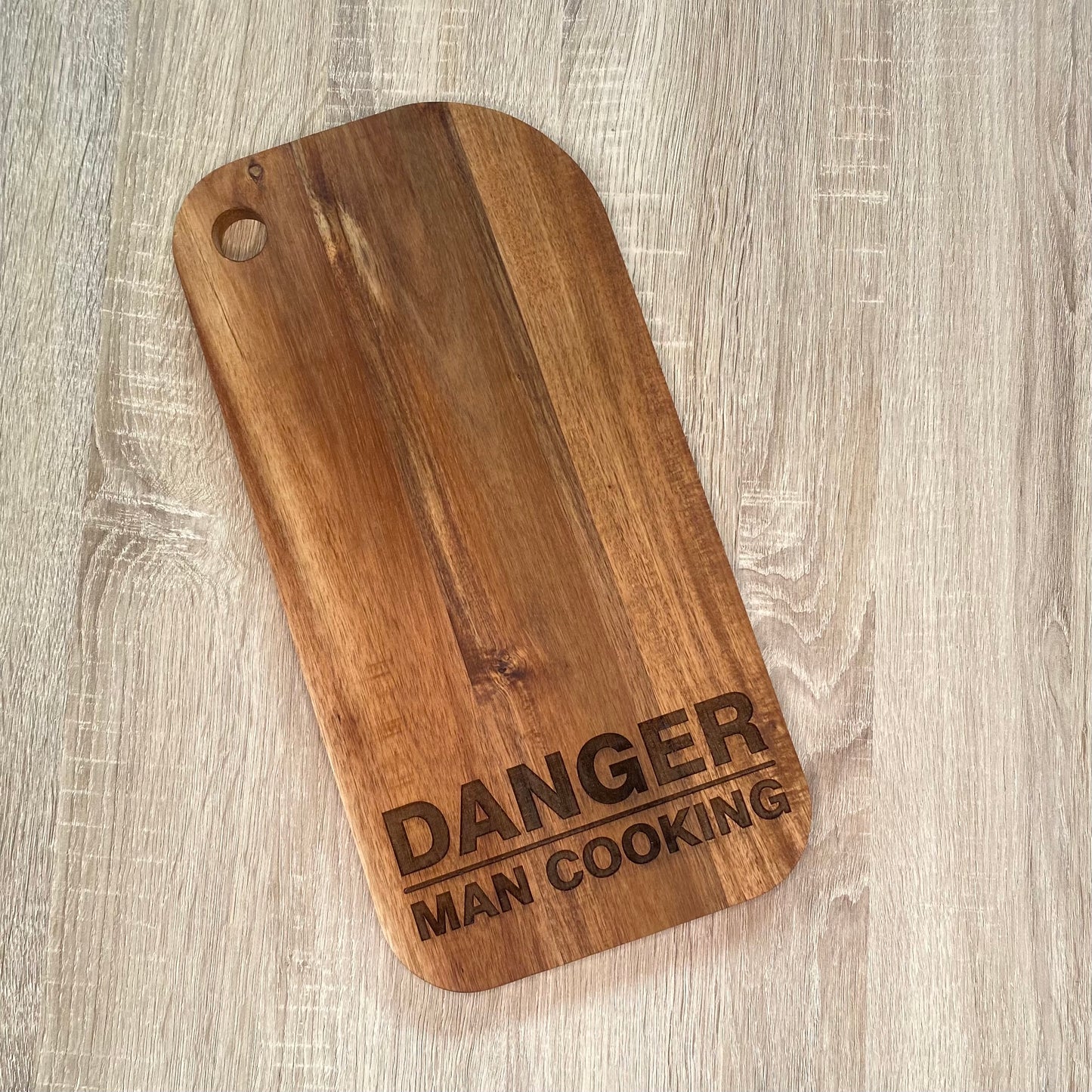 Danger man cooking