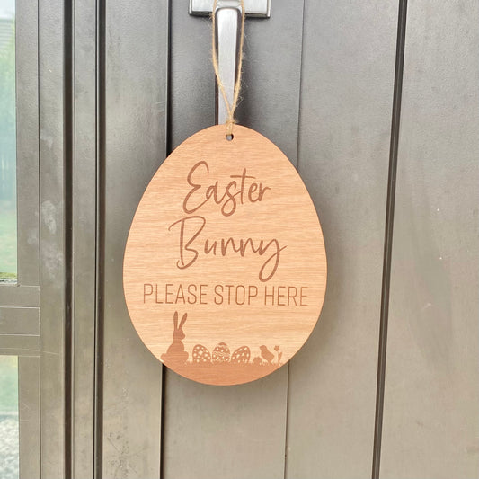 Easter bunny stop here