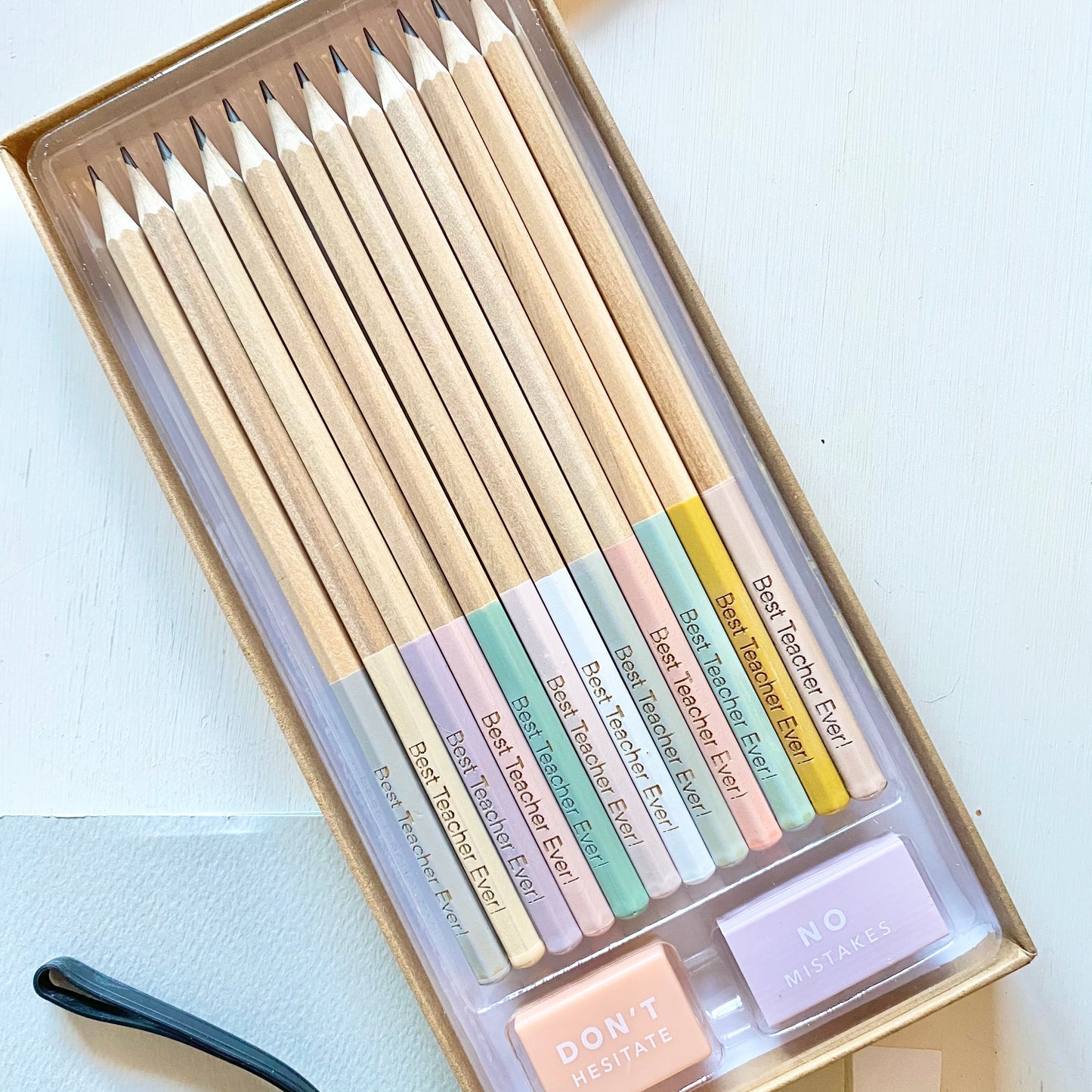 Engraved pencils set