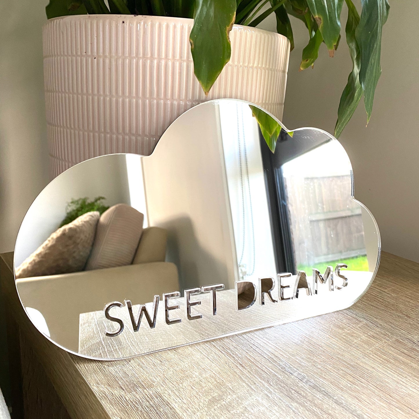 Sweet dreams cloud mirror decor - Younique Collective