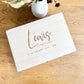 The Huxley birth details keepsake box - Younique Collective