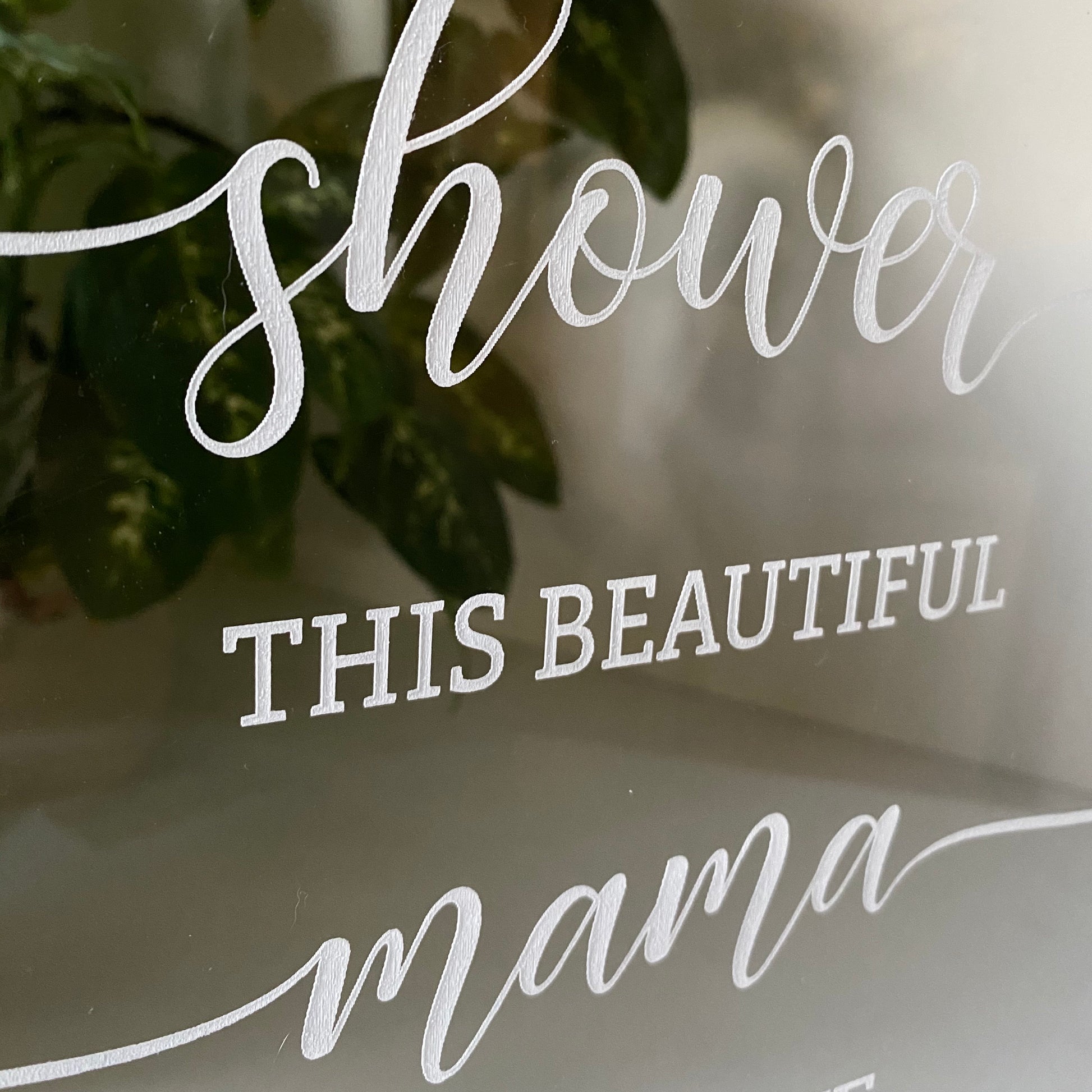 Shower this mama sign A4 - Younique Collective