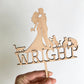 Silhouette surname topper