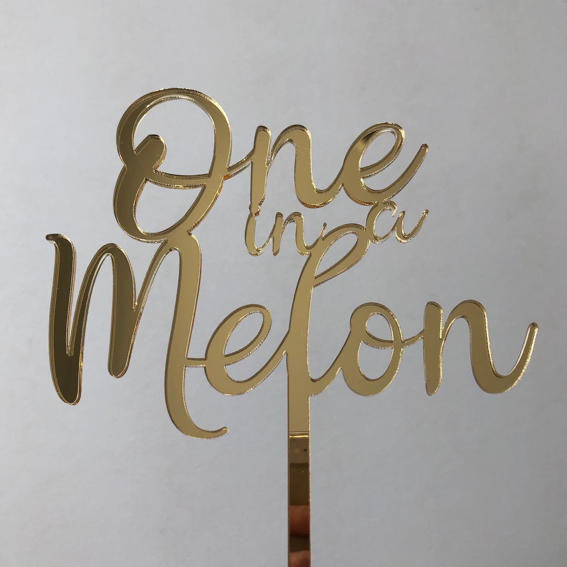 One in a Melon cake topper - Younique Collective