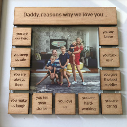 Daddy, reasons why tile frame - Younique Collective
