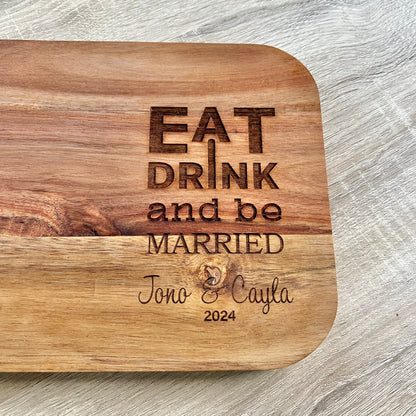 Eat Drink & be Married board