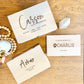 The Huxley birth details keepsake box - Younique Collective