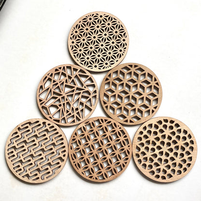 Geometric coasters - mixed set 6 - Younique Collective