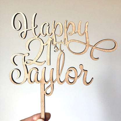 YES we make custom cake toppers - Younique Collective