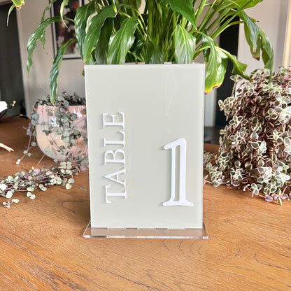 Bree Table Numbers