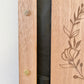 Floral crescent guest book