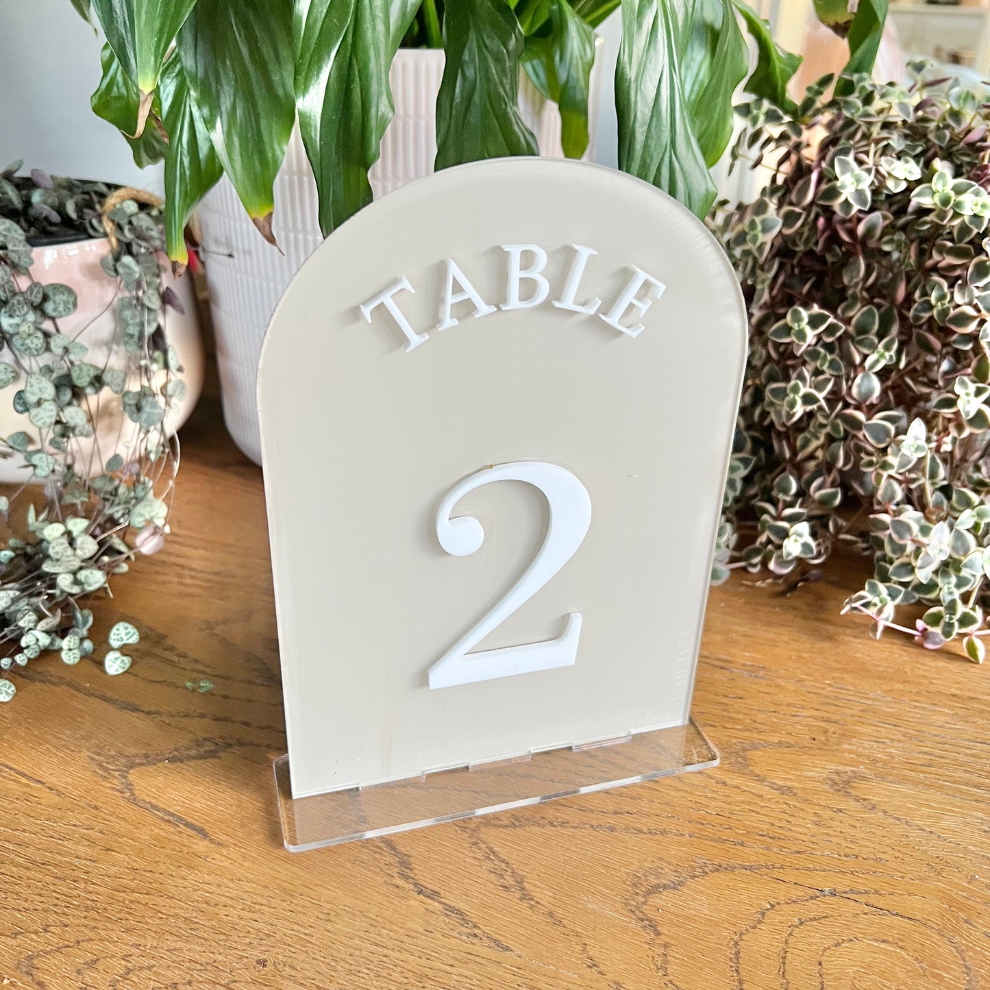 Demi Table Numbers