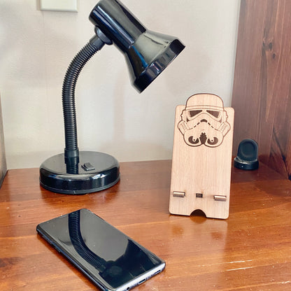 Storm trooper phone stand