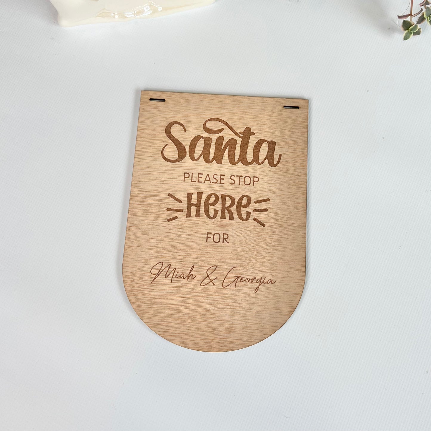 Santa stop here - personalised