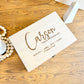 The Huxley birth details keepsake box - Younique Collective