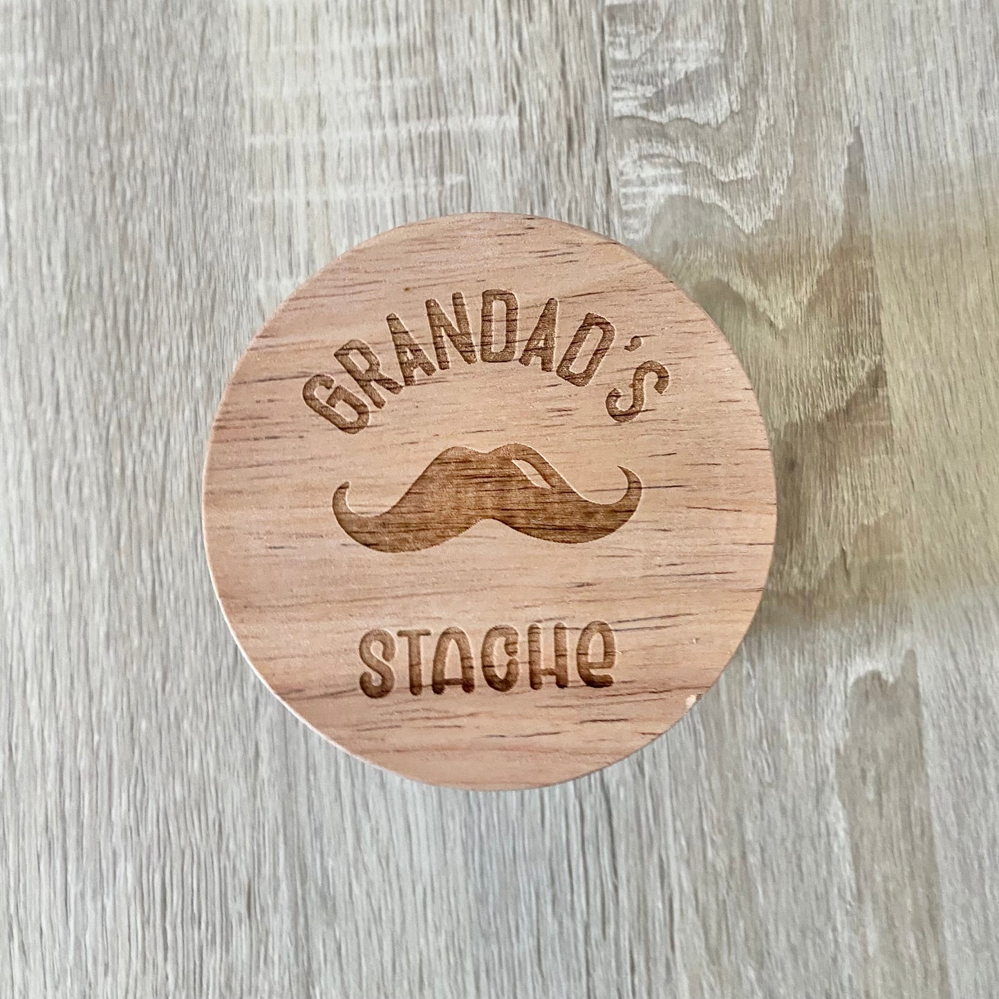 Grandad’s stache jar