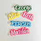 Name Bag tags