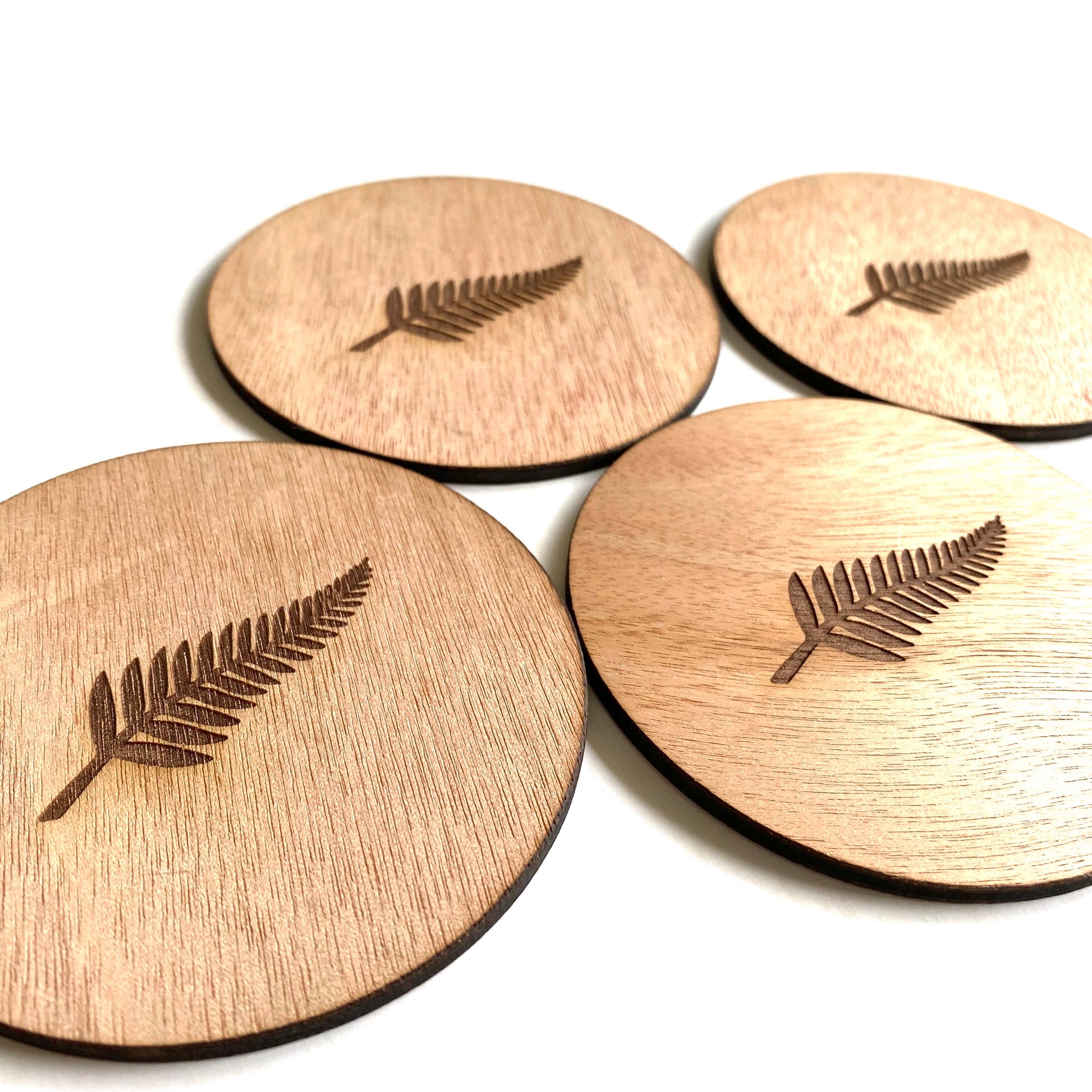 New Zealand Fern coasters - Younique Collective