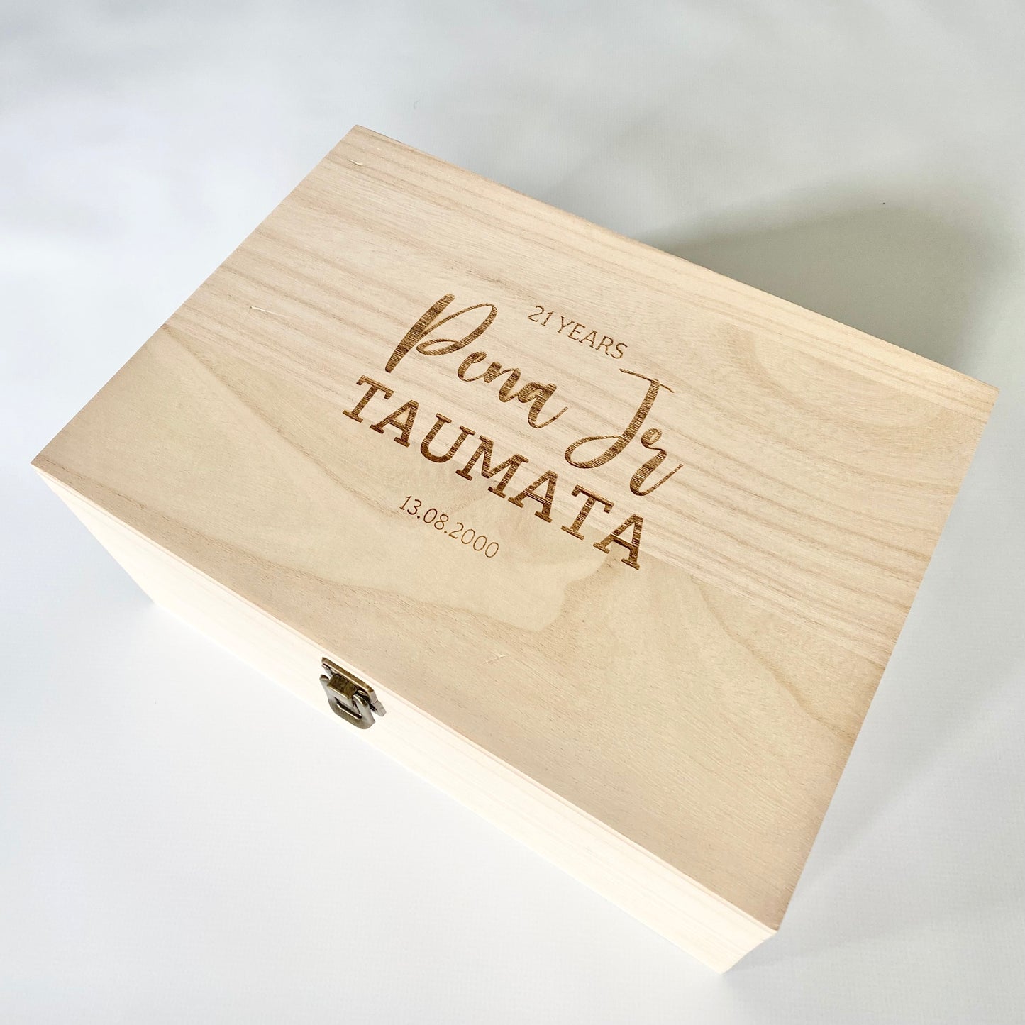 Custom designed keepsake box