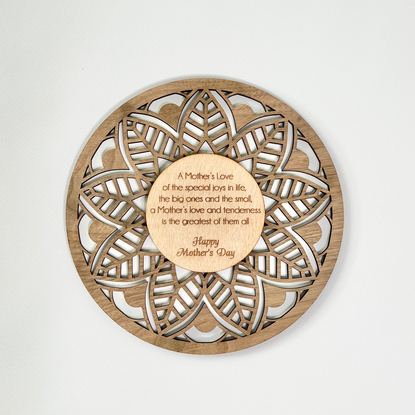 A mothers love plaque