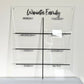 Personalised weekly planner