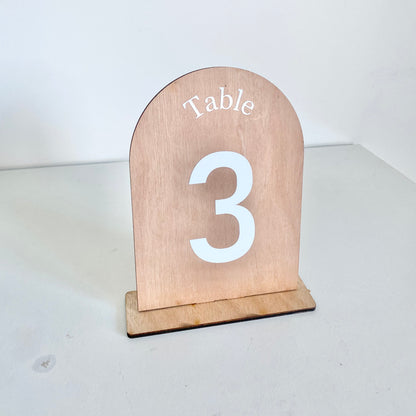 The Dave table number